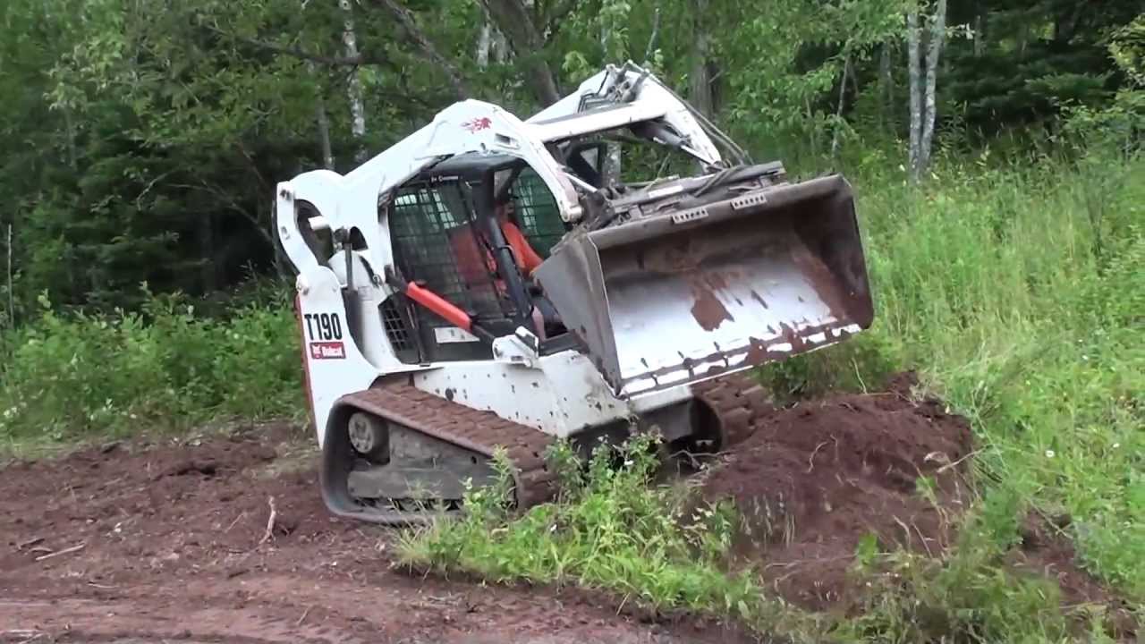 Landshaping with my Bobcat T190