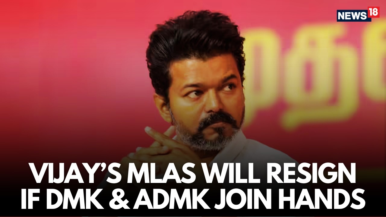 Tamil Nadu Govt Formation LIVE: Vijay's TVK To Ask All 107 MLAs To Resign If DMK-AIADMK Join Hands