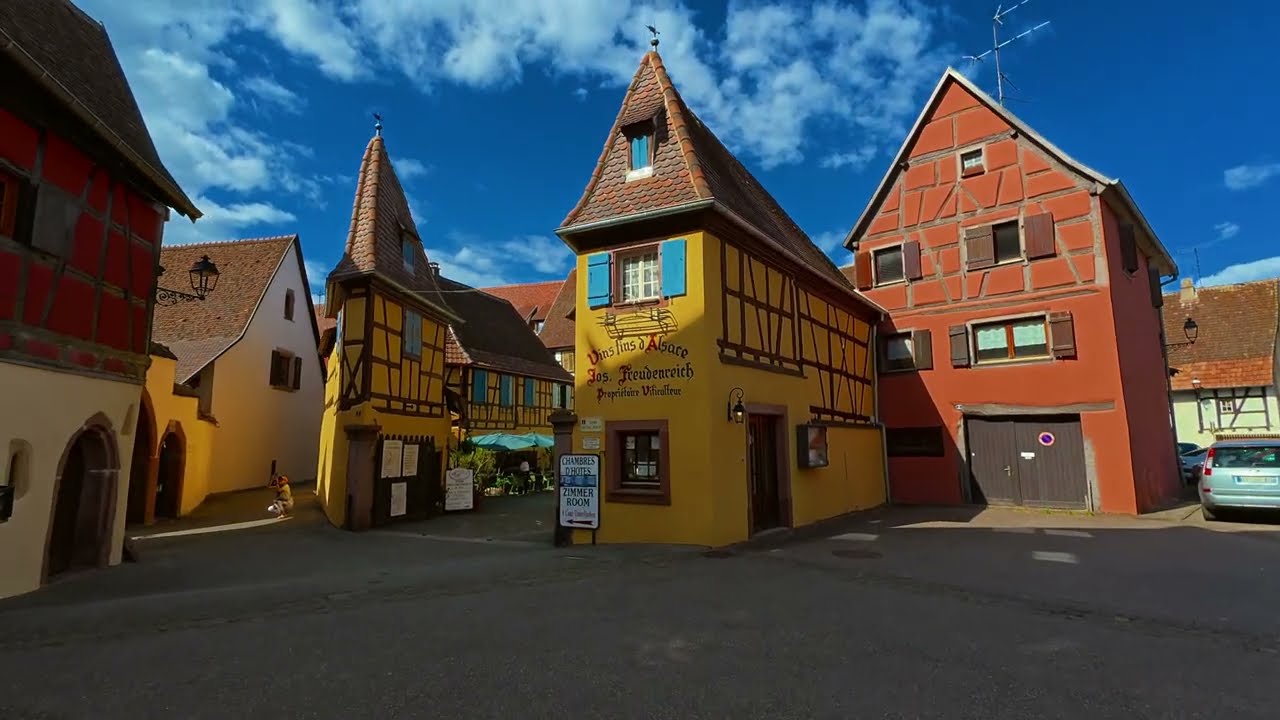 Eguisheim, France, walking tour