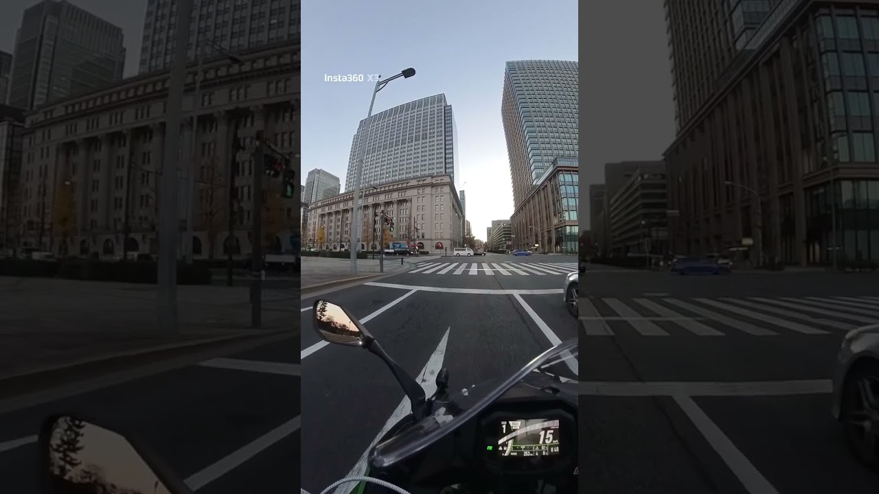 霞が関から東京駅 #ninja1100 #ninja #bike #motorcycle