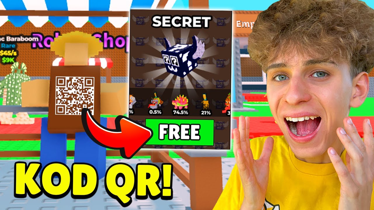 UKRYTY KOD QR na DARMOWEGO SEKRETNEGO LUCKY BLOCKA w STEAL A BRAINROT? 🤯 (TESTUJE MITY)