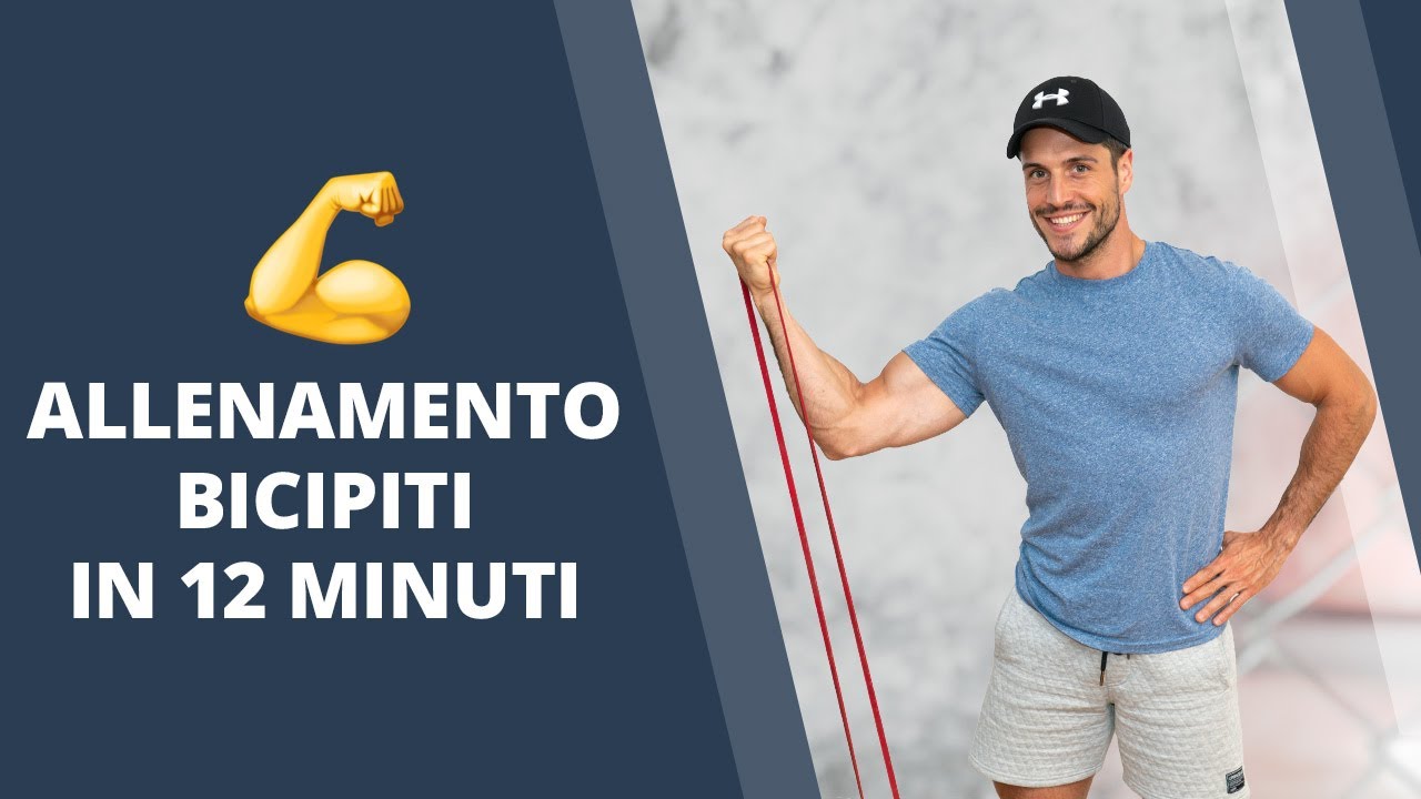 I 4 esercizi con l’elastico migliori per dei bicipiti più grandi ➡ Allenamento guidato 💪