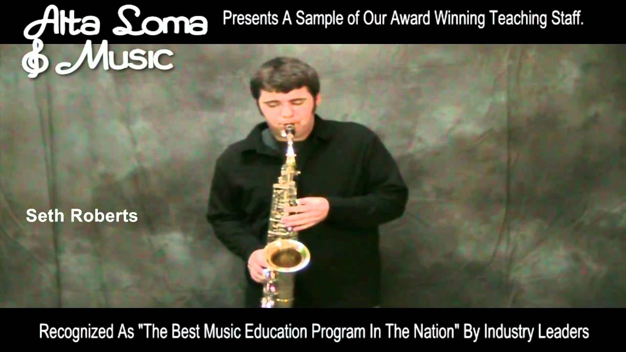 Seth Roberts - Saxophone Lessons Corona CA -Alta Loma Music Lessons