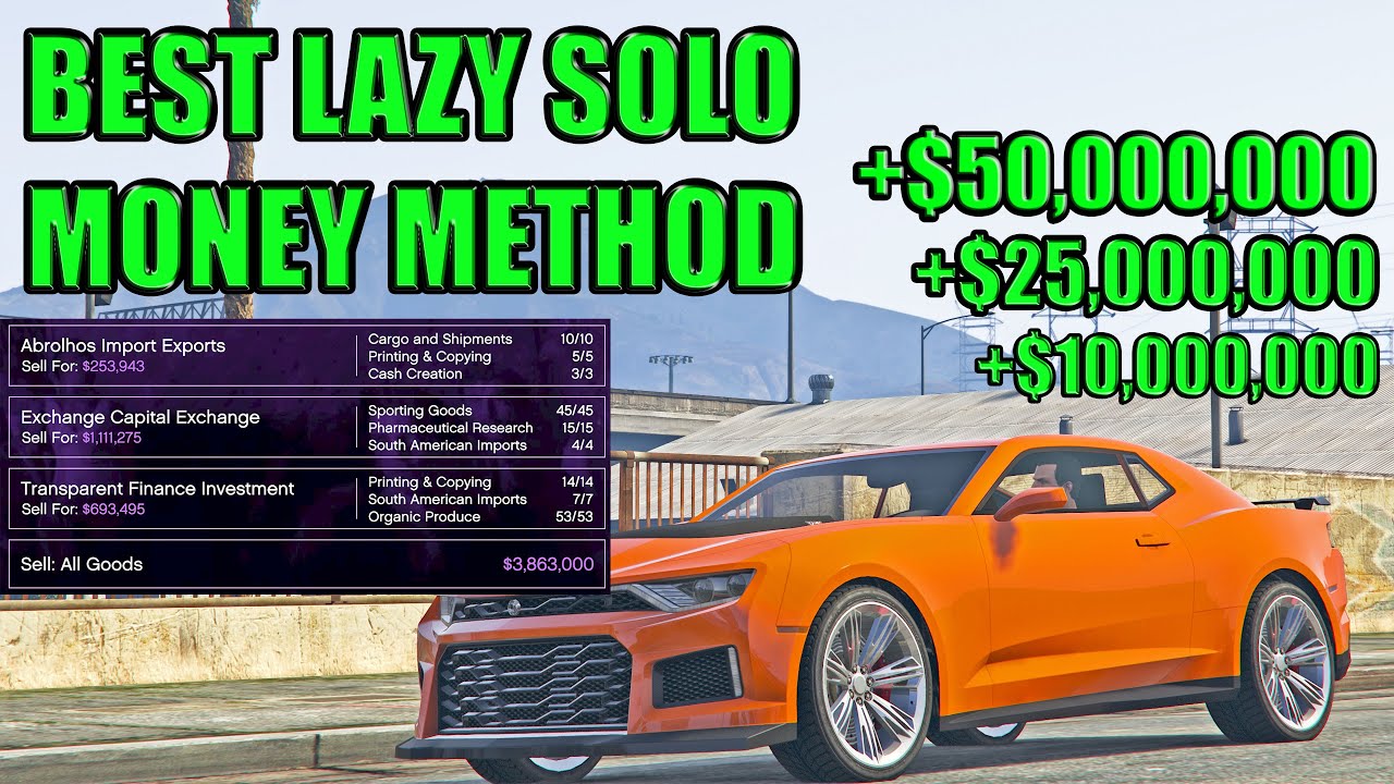 Best Solo Money Method To Make Millions In GTA Online