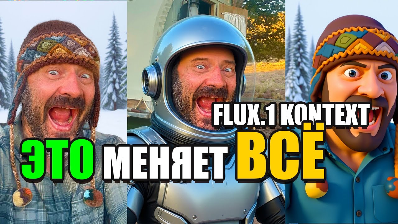Шокирующее обновление для FLUX! ComfyUI и FLUX.1 Kontext меняют правила игры.