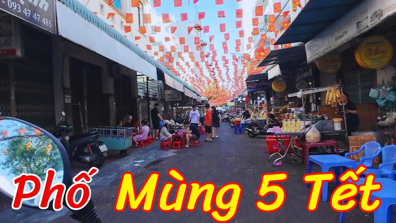 Chiều mùng 5 dạo phố đường An Dương Vương Quy Nhơn #Tet