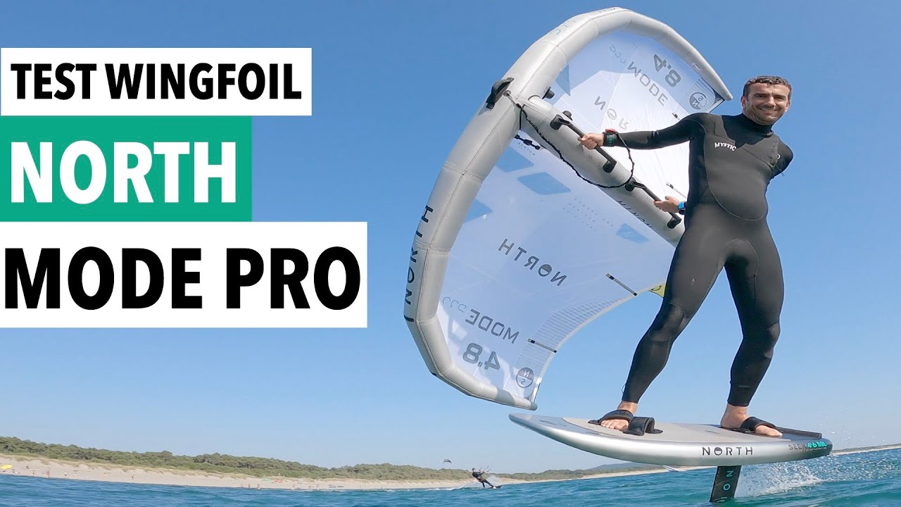 Test wing foil la North Mode Pro et son tissu de bord d'attaque exclusif!