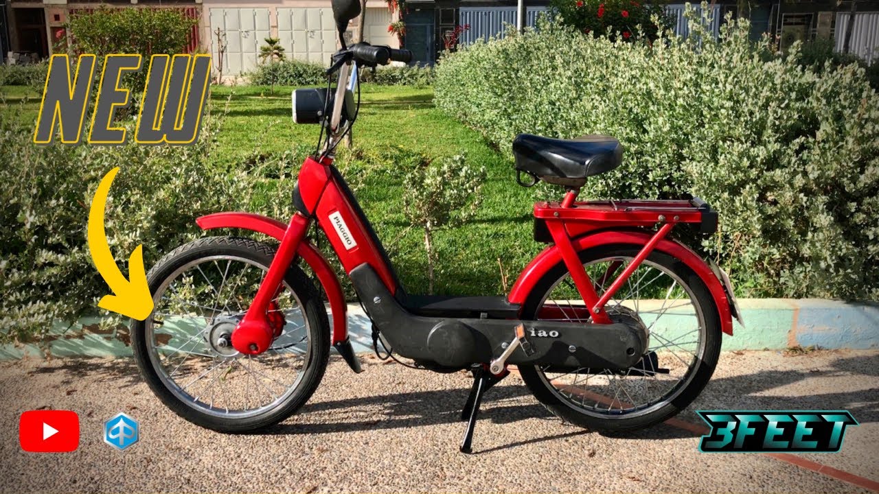 Vlog 29 | كيفاش صوبت جانطت جديدة | réparation jante à rayon | piaggio ciao Red ep 1 |