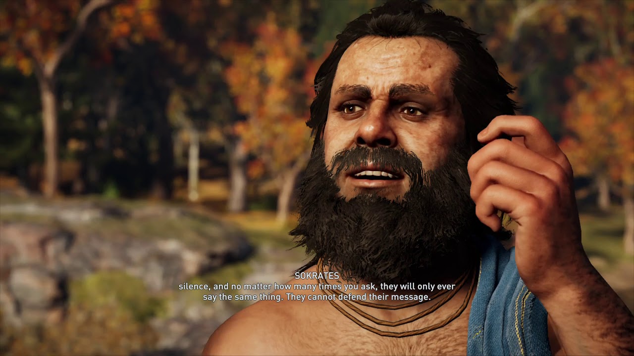 AC Odyssey: Socrates on why he doesn't prefer to write