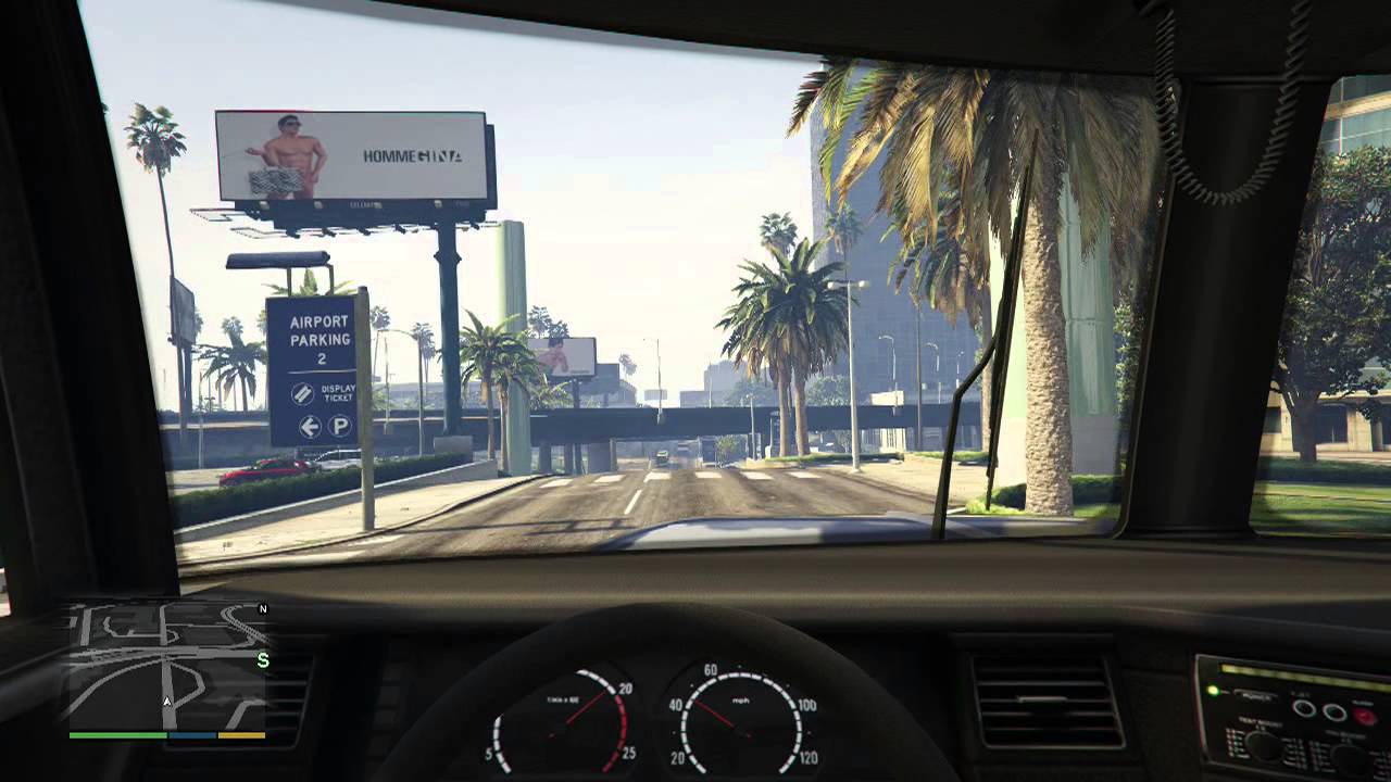 GTA 5 Tractor Trailer Drive First Person