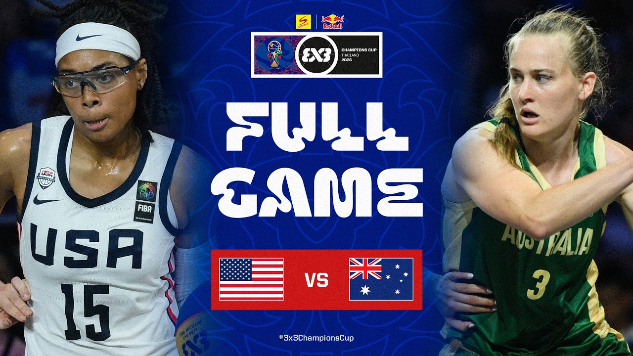 🇺🇸 США против Австралии 🇦🇺 | Спонсор FIBA ​​3x3 | Кубок чемпионов Red Bull 2026 | Полная запись и...