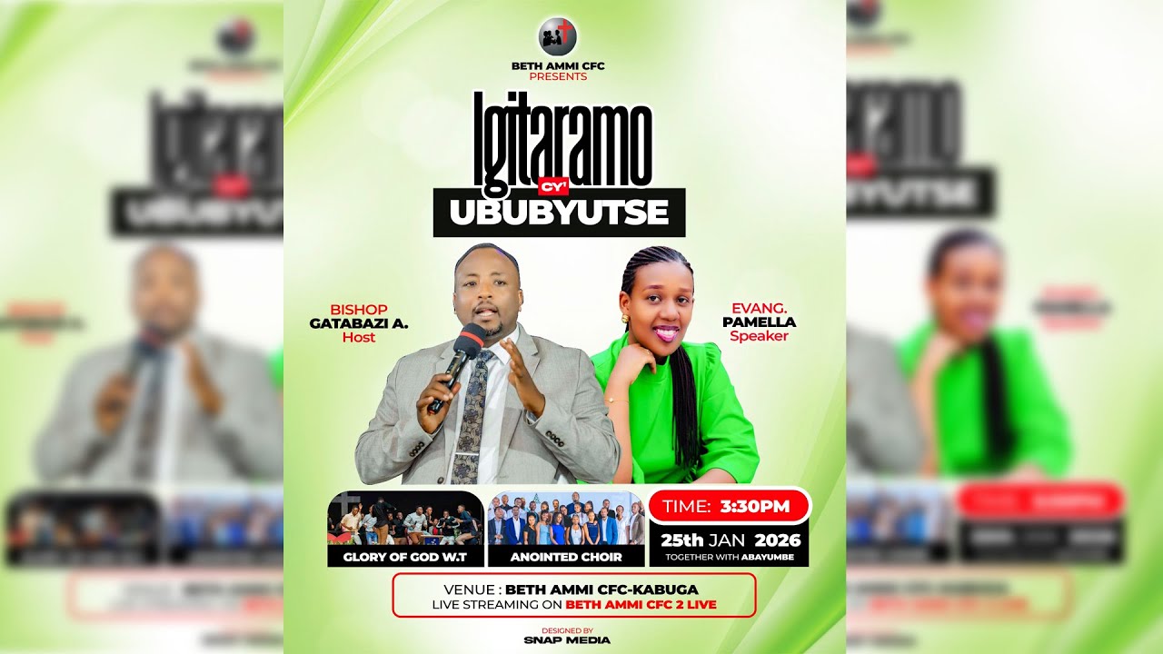 LIVE 🔴 BETH AMMI CFC IGITARAMO CY'UBUBYUTSE ON 25-JAN-2026