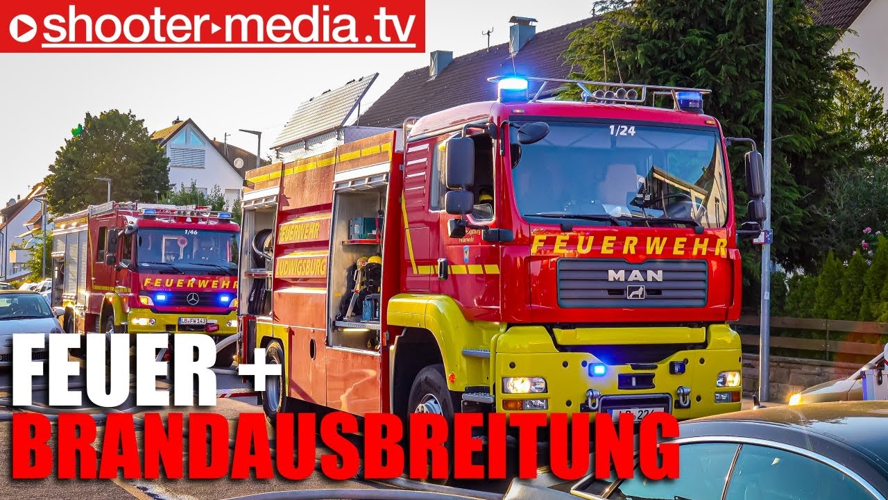 🔥  Schnelle Brandausbreitung  🔥 | 🚒  Löscharbeiten verhindern größeren Flächenbrand  🚒