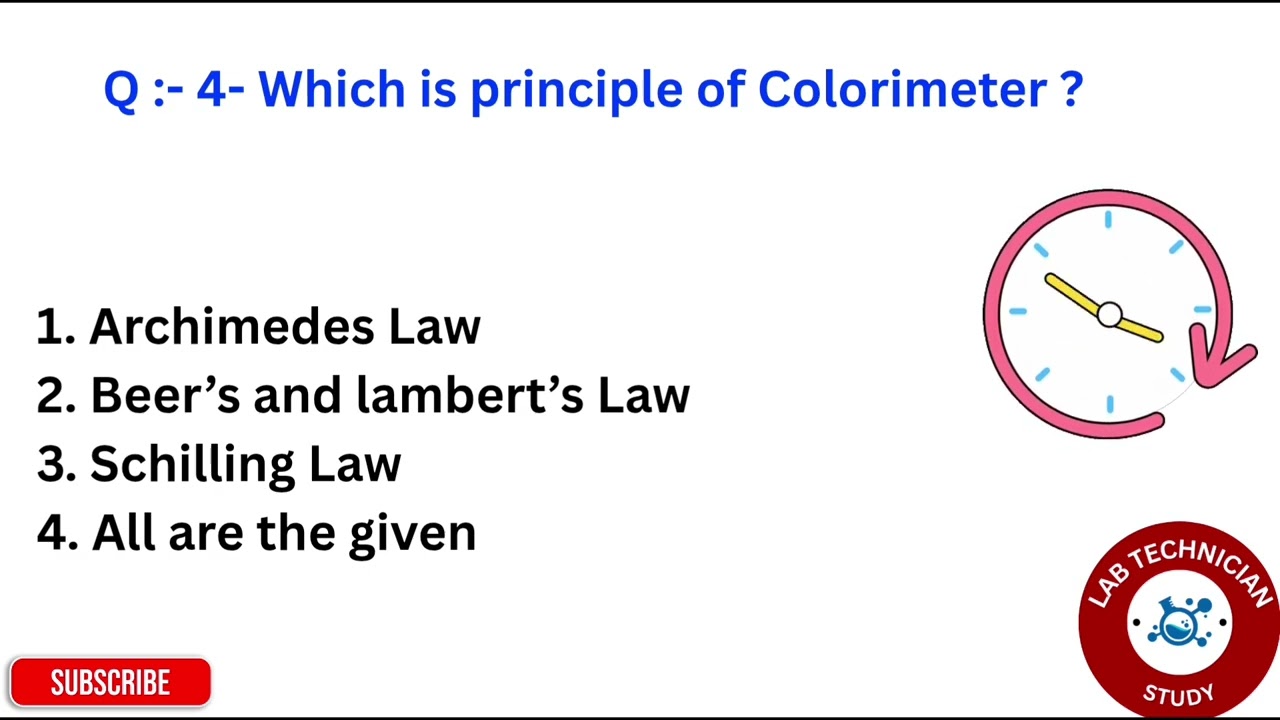 Lab Technician  Exam Questions And Answers | Lab Technician MCQ Series | Lab MCQ Class