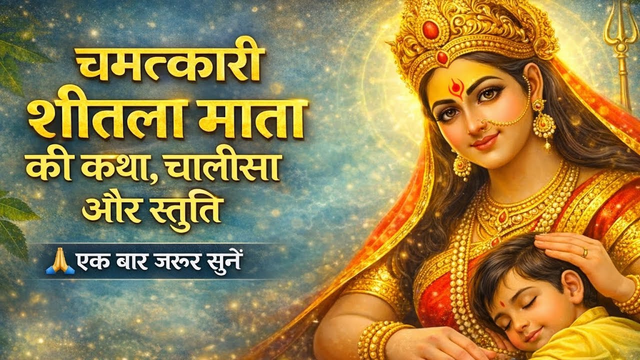  शीतला अष्टमी पर ज़रूर सुने माता की कथा, स्तोत्र और चालीसा | रोगों से बचने और सुख सौभाग्य हेतु |