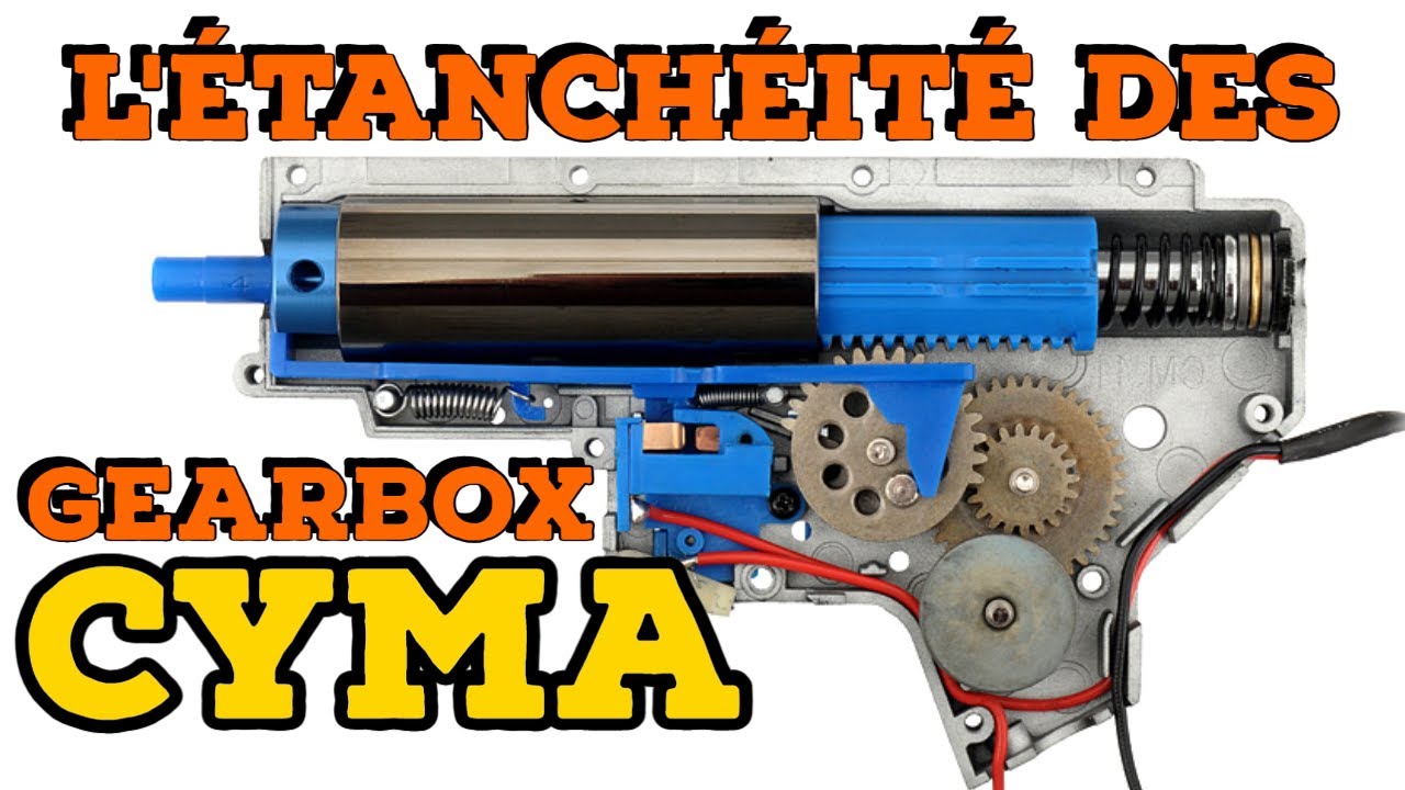 L'étanchéité des Gearbox CYMA - ça change quoi ?