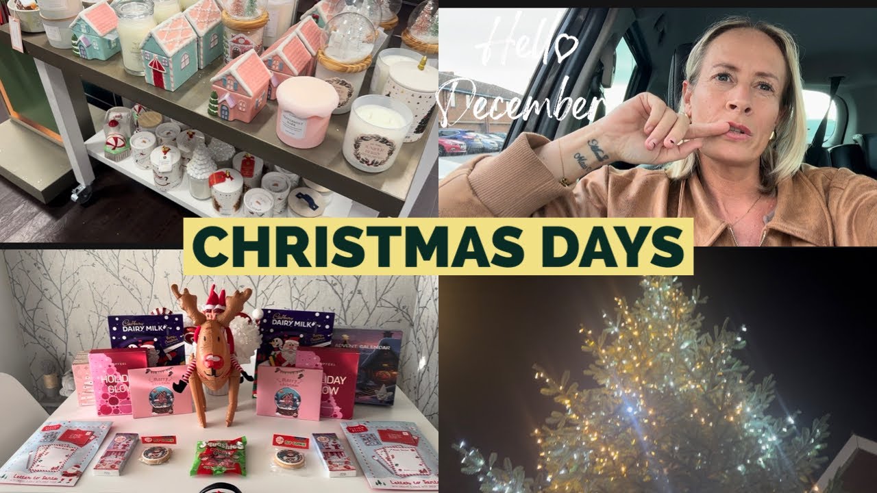 HELLO DECEMBER I KICK OFF THE FESTIVE SEASON THE ONLY WAY I KNOW HOW | CHRISTMAS DAYS OF A UK SAHM |
