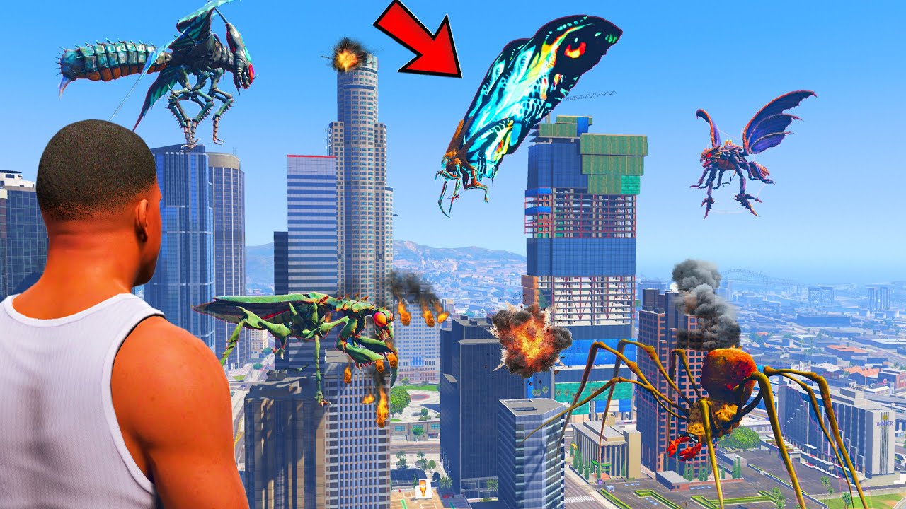 ҚАЛАНЫ ШЫБЫН ШІРКЕЙЛЕР БАСЫП АЛДЫ (GTA V)