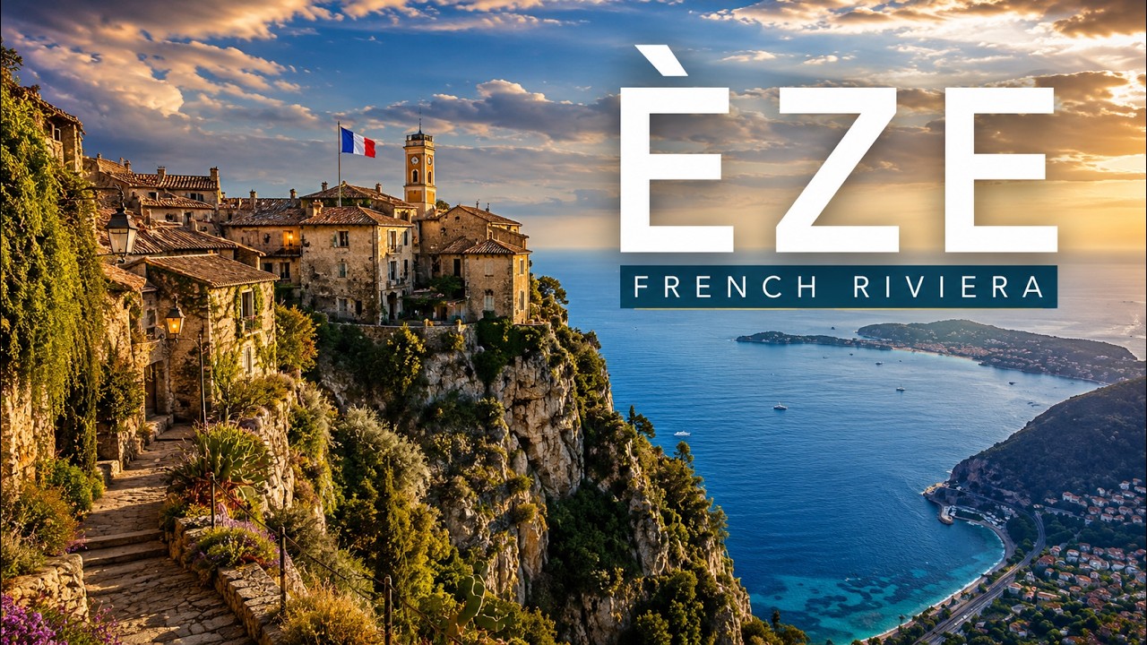 Èze, le plus beau village perché de la Côte d'Azur 🇫🇷 | Visite immersive entre mer et montagne