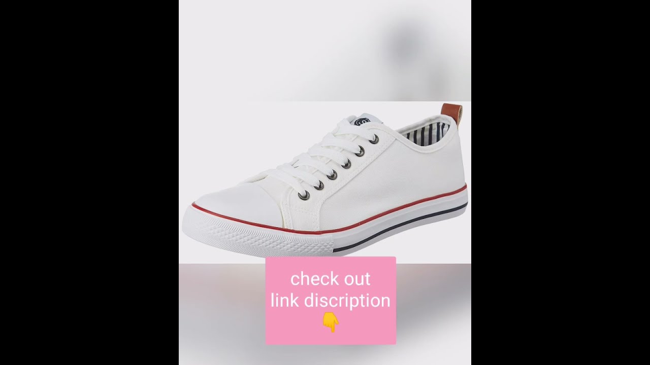 Amazon Brand - Symbol Men's White #short Canvas Shoes