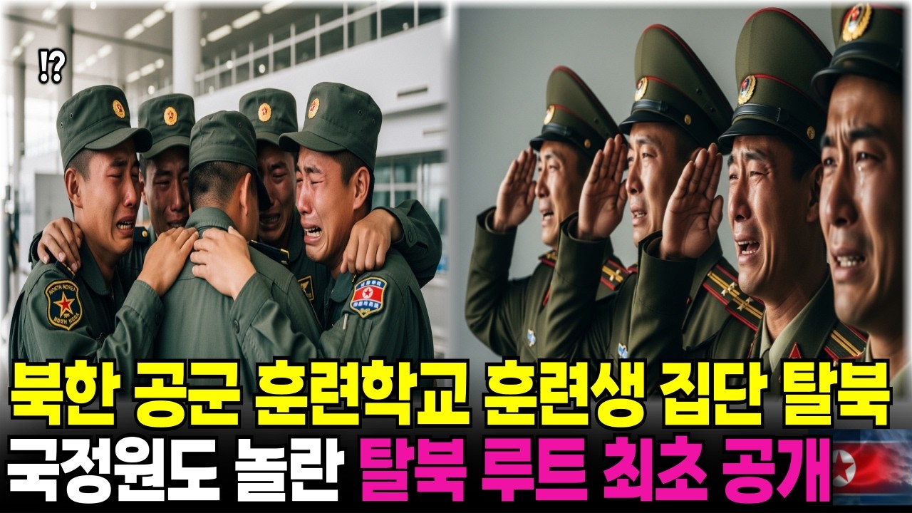 북한 공군 훈련생 집단 탈북 , 국정원 탈북 루트 최초 공개 [북한사연][북한탈북사연][오디오북]