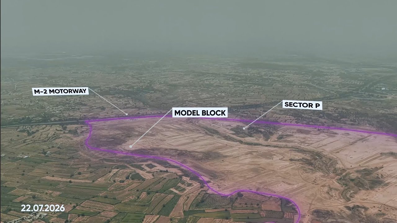 Faisal Town Phase 2 Latest| Sector P | Drone | Site Visit| Development| Thalian Interchange #ft2