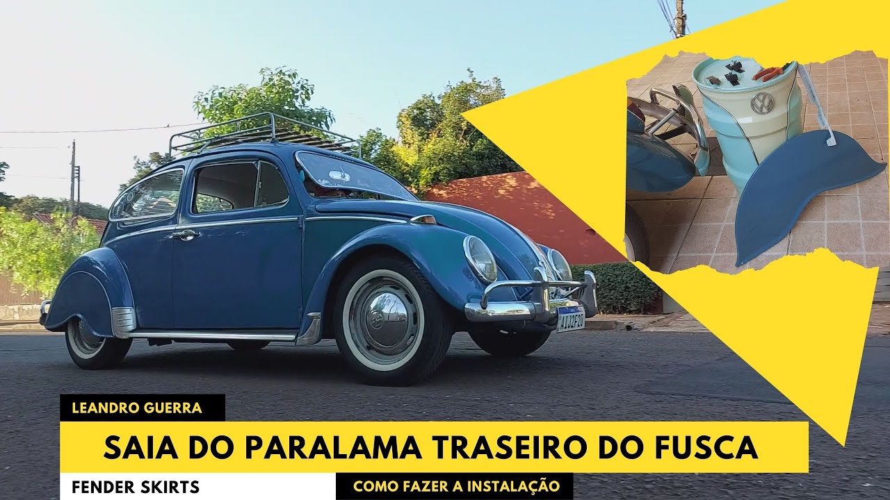 Saia do Paralama traseiro do Fusca - Fender Skirts