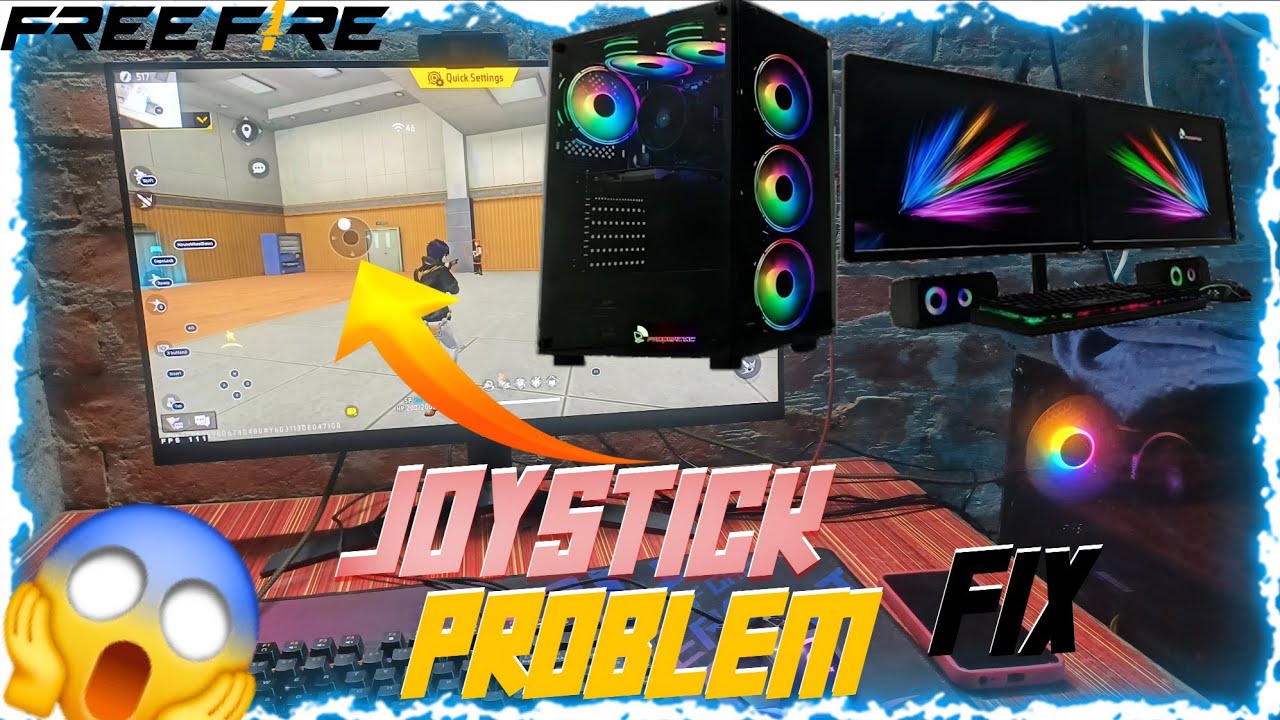 How To Fix JOYSTICK Problem in Free Fire PC | Aim Stuck free fire Bluestacks | Auto Movement Problem
