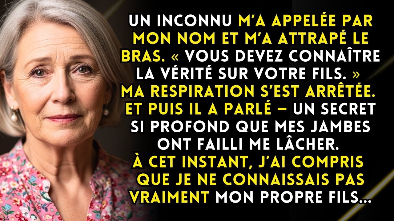Un inconnu m’a appelée par mon nom. Ce qu’il savait sur mon fils m’a fait trembler.