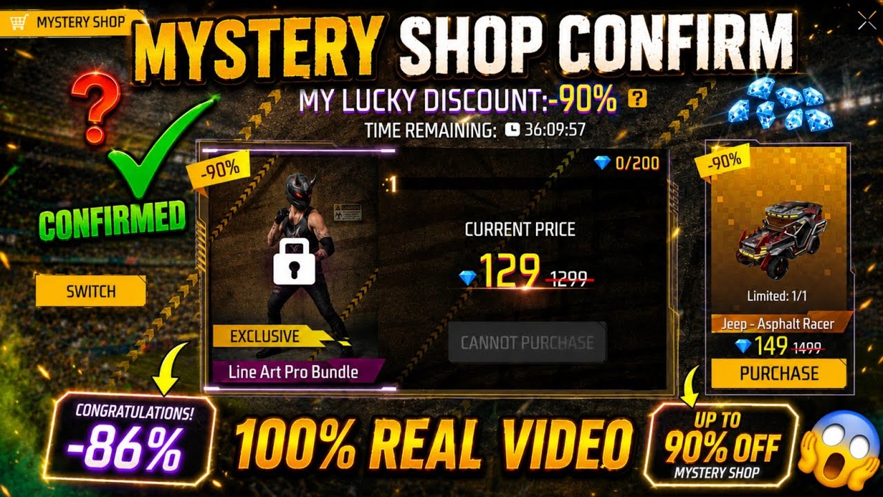 MYSTERY SHOP CONFIRM✅ FREE FIRE NEW EVENT MYSTERY SHOP KAB AAEGA ? FREE FIRE NEW EVENT FREE FIRE MAX