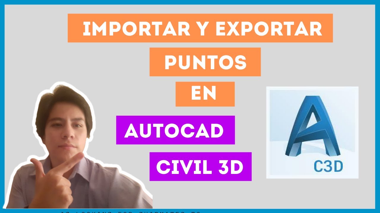 como IMPORTAR PUNTOS de EXCEL a AutoCAD CIVIL 3D [2023] CAP. 5👷🏻💯💻