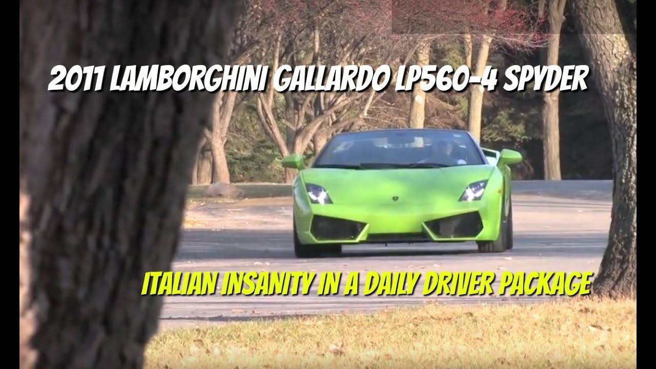 Lamborghini Gallardo LP560-4 Spyder **SOLD** - Video Test Drive with Chris Moran - Supercar Network