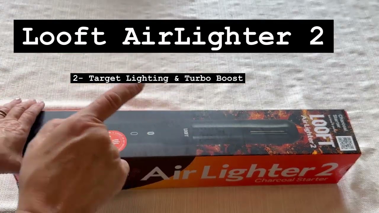 Looft Air Lighter 2 | Electric Grill & Firelighter with HyperBoost, Supercharged 1400&deg;F Heated Air