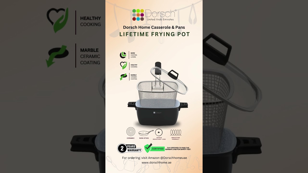 With your Dorsch Home kitchen companion, you can make your favorite meal recipes easier. 