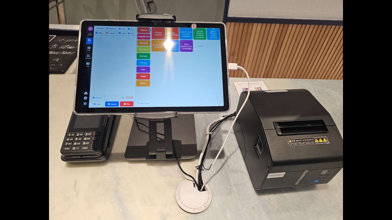 澳洲SUSHI寿司店的智能平板收银系统 - Square Lightspeed Ziipos Abacus Shopify 替代收银系统