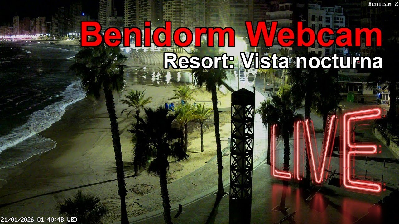 BENIDORM 𝑬𝑵 𝑫𝑰𝑹𝑬𝑪𝑻𝑶 🇪🇸 CÁMARA 2 🇪🇸 Transmisión el 20 de enero de 2026 (2)