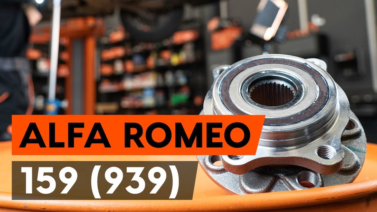 Cómo cambiar los cojinete de rueda en ALFA ROMEO 159 1 (939) [VÍDEO TUTORIAL DE AUTODOC]