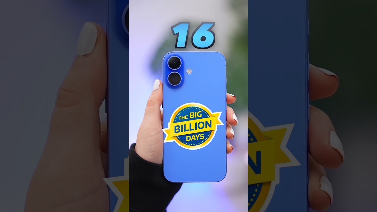 iPhone 16 Price in Big Billion Day Sale 2025 🔥 #shorts