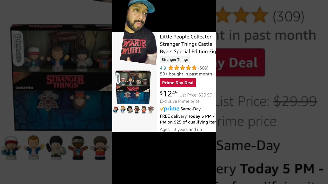Stranger Things Prime Day Deals! #netflix #strangerthings #amazon #milliebobbybrown #noahschnapp