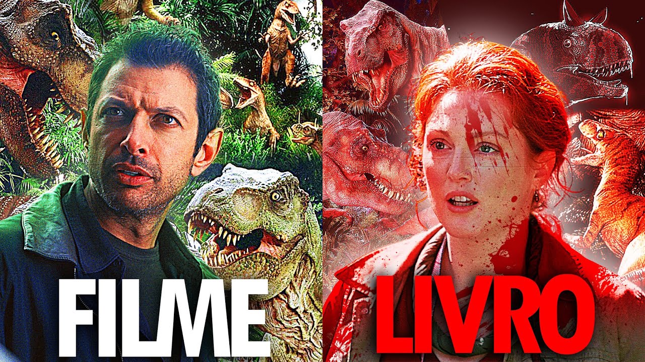 39 DIFERENÇAS ENTRE O FILME E O LIVRO DO MUNDO PERDIDO - JURASSIC PARK!!!