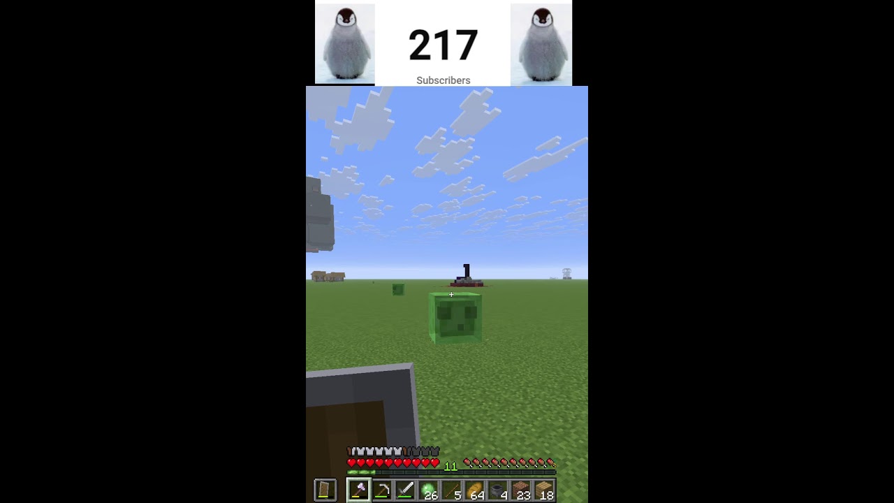 playing minecraft superflat