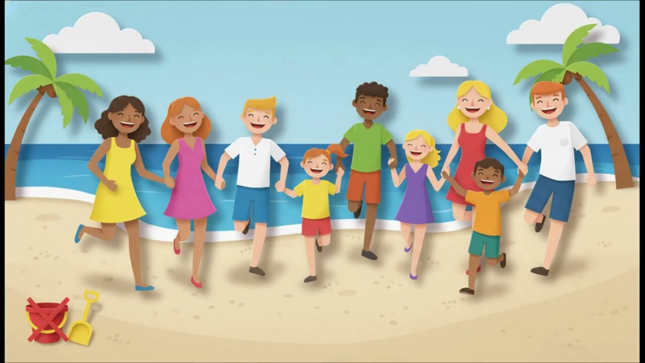 Guia de brincadeiras para a praia
