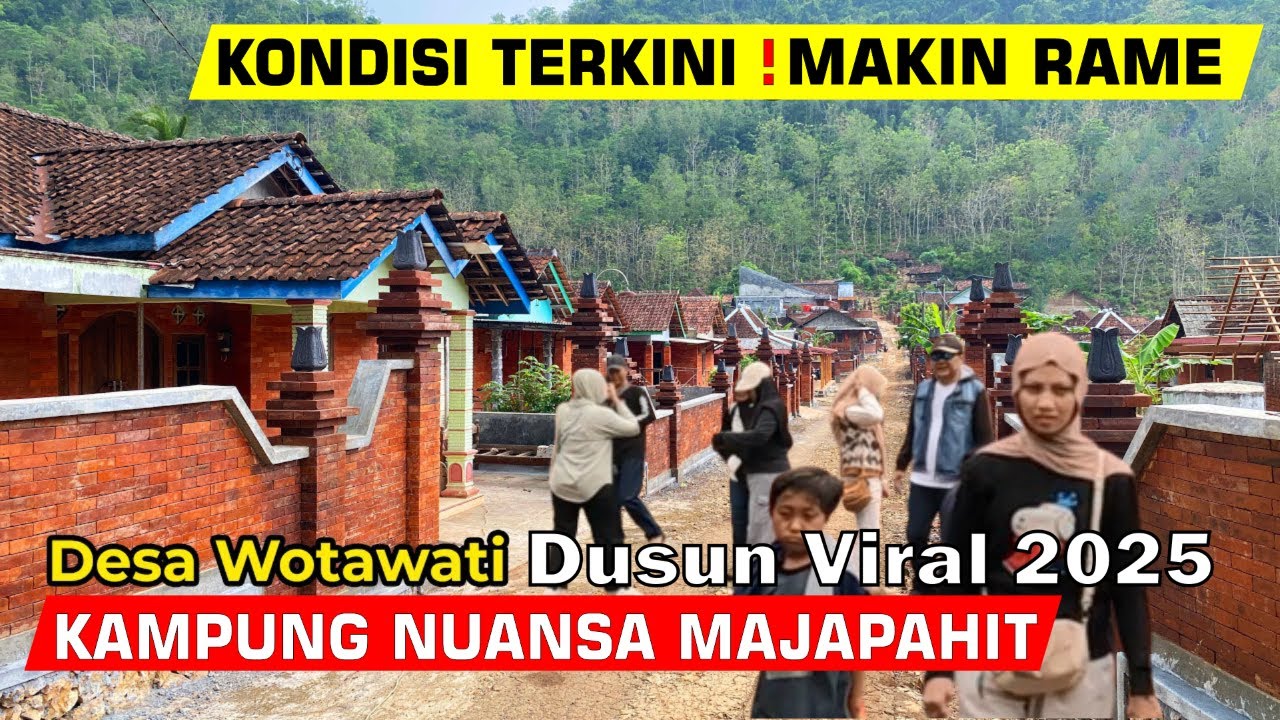 KONDISI TERKINI ❗DUSUN VIRAL KAMPUNG MAJAPAHIT ‼️TERSEMBUNYI DI LEMBAH SUNGAI PURBA GUNUNGKIDUL