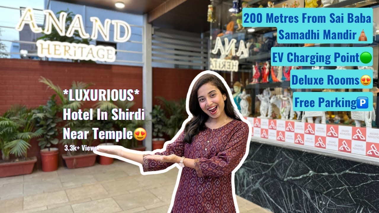 LUXURIOUS HOTEL in SHIRDI🏨| BUDGET FRIENDLY Hotel Near Shirdi Sai Baba Mandir🛕| Just 2 Mins Away