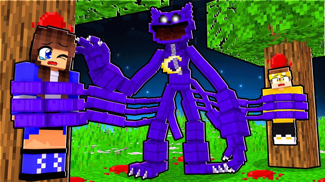 ASSUSTEI meus amigos com CATNAP até fazerem XIXI no minecraft
