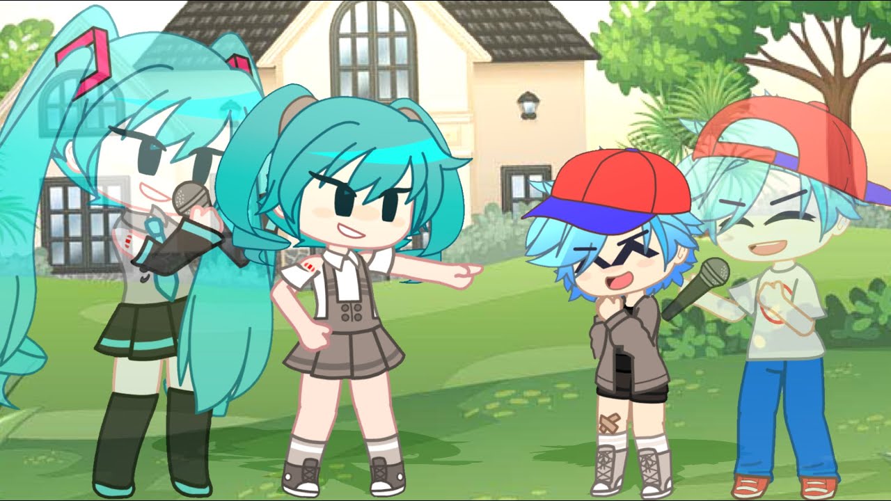 (FNF AU) Young Boyfriend and Miku | “I met my young OC” but different | Friday Night Funkin/Vocaloid