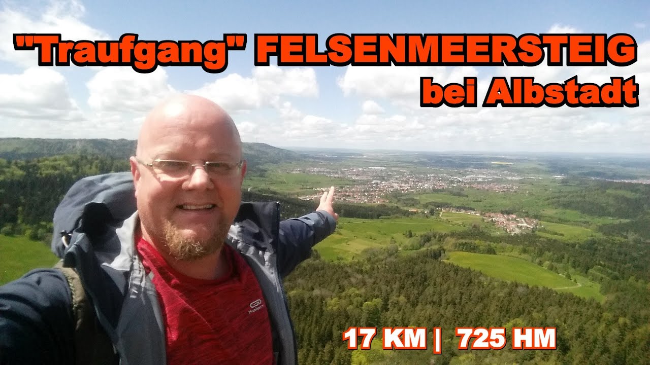 Traufgang Felsenmeersteig bei Albstadt im Zollernalbkreis nahe Balingen 👀🌲☄🐑🚀