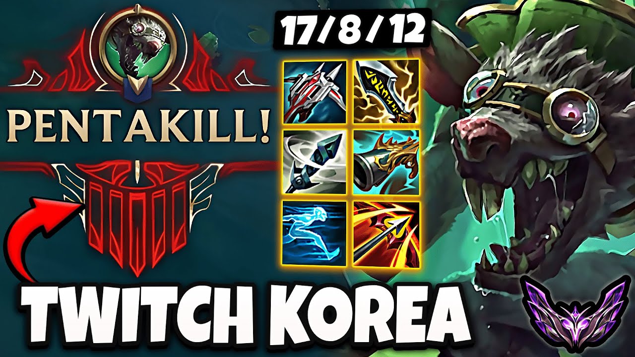 Twitch vs Sivir ADC [ Pentakill ] Patch 14.10 Korea Master ✅