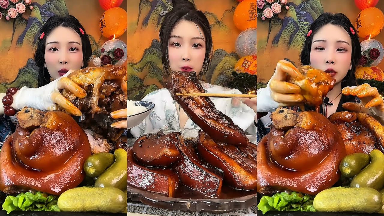 【ASMR】【MUKBANG】DELICIOUS DINING PROGRAM | HOMEMADE CHINESE FOOD | 食べる | 吃播 #咀嚼音