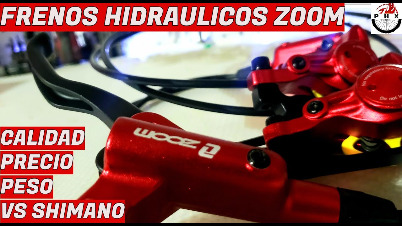 FRENOS  ZOOM UNBOXING COMPARACION CON SHIMANO XTR Y SHIMANO ACERA FRENOS HIDRAULICOS,PRECIO CALIDAD